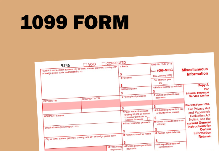 1099 Form Example