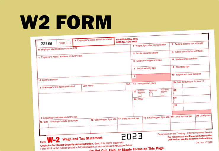 W2 form example