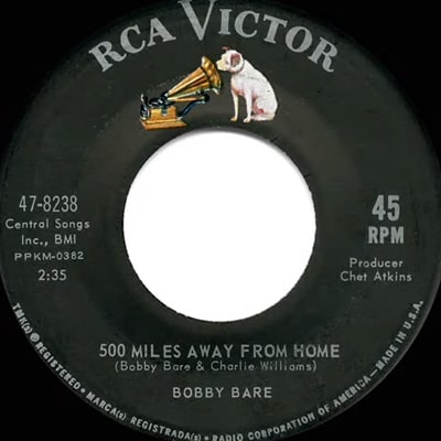 500 Miles Away from Home by Bobby Bare (1963)