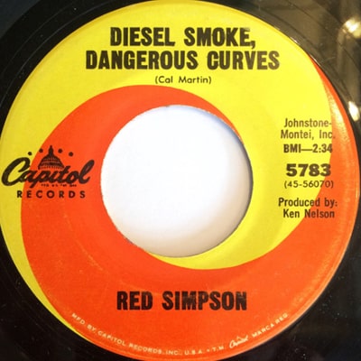 Diesel Smoke, Dangerous Curves by Red Simpson (1967)