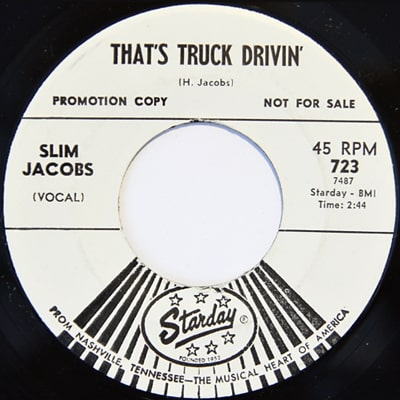 That's Truck Drivin' by Slim Jacobs (1987)