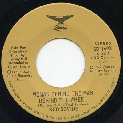 Woman Behind the Man Behind the Wheel by Red Sovine (1977)
