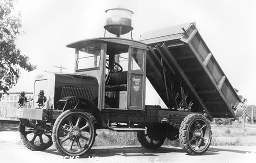 First weight limits for trucks in 1913