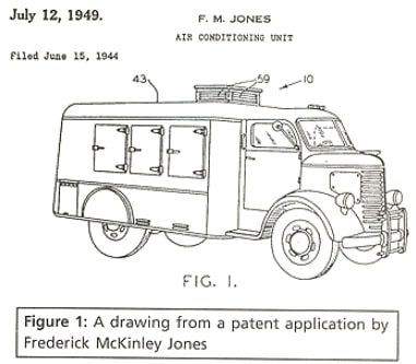 Frederick McKinley Jones Refrigeration system patent