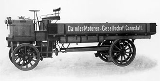 Gottlieb Daimler designed and built the first motorized truck in 1896