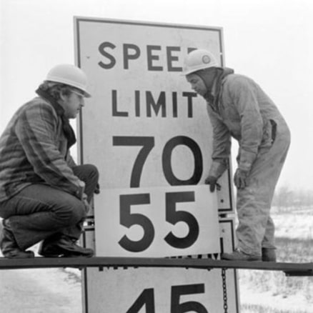 National Maximum Speed Limit in 1974