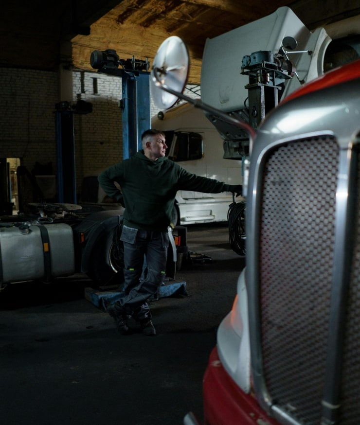 Maintenance and repair of truck